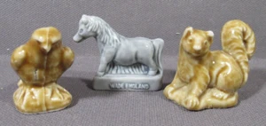 Wade Whimsy Figurines Set of 3 EAGLE, HORSE & SQUIRREL Porcelain Miniatures - Picture 1 of 5