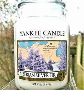 Yankee Candle Retired World Journeys "SIBERIAN SILVER FIR" Large 22 oz.~RARE~NEW - Picture 1 of 3