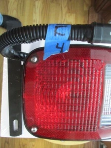 MOPAR DRIVER LH BRAKE TAIL TURN REVERSE SIDE 3 LIGHT WITH PIGTAIL WIRING BRACKET - Picture 1 of 22