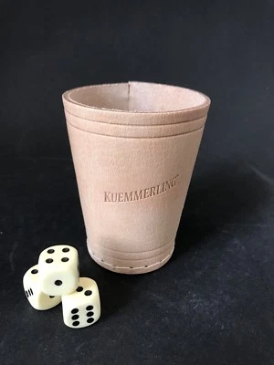 Kümmerling Würfel Becher mit 3 Würfeln Spiel NEU OVP