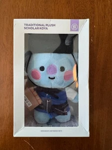 BT21 AUTHENTIC SCHOLAR KOYA BABY TRADITIONAL PLUSH STANDING DOLL K-EDITION NEW - Picture 1 of 3