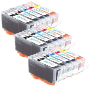 15 Ink Cartridges to replace Canon PGI-525 & CLI-526 (3 Sets) Compatible - Picture 1 of 40