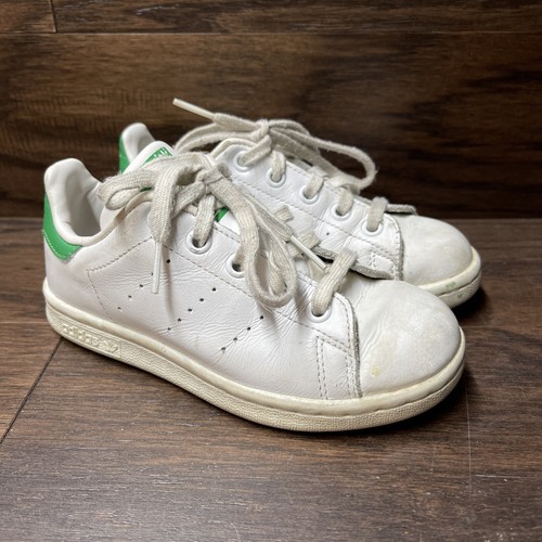 Adidas Stan Smith bianche verdi bambino taglia 12