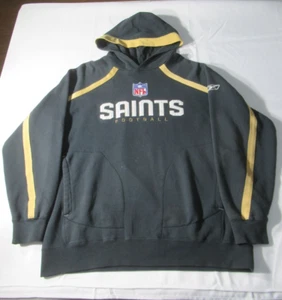 D6406 Vintage Reebok Herren New Orleans Saints NFL Football Hoodie Sweatshirt Gr. XL - Bild 1 von 9