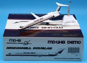 JC Wings 1:200 MCDONNELL DOUGLAS MD-81 Hausfarbe Druckguss Flugzeug Modell N980DC - Bild 1 von 13