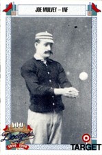 1990 TARGET DODGERS- #558 JOE MULVEY BROOKLYN DODGERS