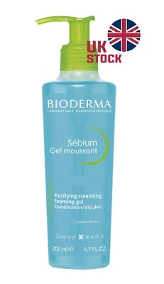 Bioderma Sebium Purifying Foaming Gel (Gel Moussant) 200ml/500ml - Image 1 of 4