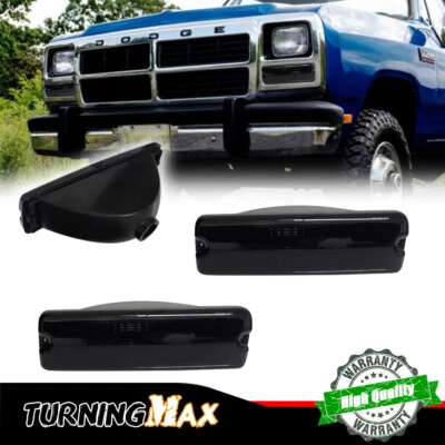 2x Luces marcadoras laterales delanteras con lente de humo para camioneta Dodge D150 D250 D350 W150 W250 Foto 1 de 4