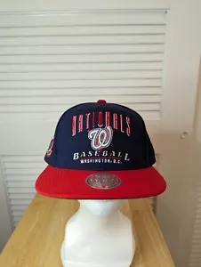 NWS Washington Nationals Mitchell & Ness Snapback Hat MLB - Picture 1 of 9