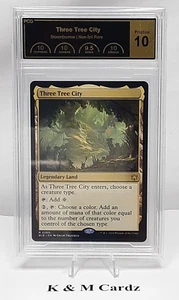 MTG - Bloomburrow - Three Tree City - #260 - PCG Graded Gem Mint 10 - Picture 1 of 3
