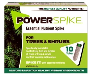 Power Spike for Trees & Shrubs, fertilizer spike. Essential Nutrient Spike 10 pk - Picture 1 of 4