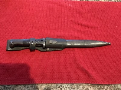 German Mauser K98 Bayonet WW2 Matching Numbers fze42 with 1942 dated frog - Image 1 of 4
