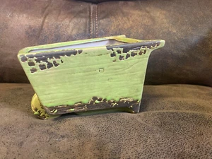 New Wheelbarrow Flower Pot Ceramic Terracotta Planter Plant Vtg Old Farm Look - Picture 1 of 4