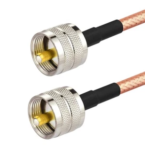 5-pcs UHF PL-259 Male to UHF PL-259 Male RG400 Coaxial Pigtail Cable 180cm - Picture 1 of 2
