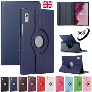 For Lenovo Tab P12 TB370FU TB371FC 12.7" Tablet Case Leather Rotate Stand Cover - Picture 1 of 53