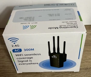 NIB Yosisky AC 300M Gigabit Led Indicator Signal Led Wifi Ap Router Repeater - Picture 1 of 4