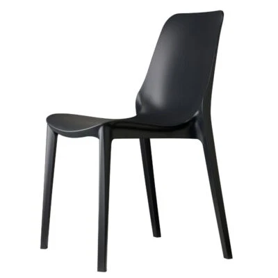 Scab sedia da tavolo ginevra grigio antracite in tecnopolimero alta qualita' Mad - Immagine 1 di 4