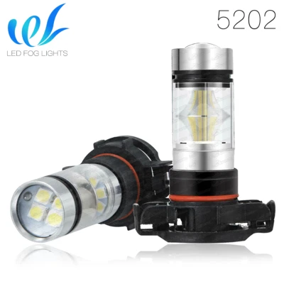 Bombilla antiniebla LED 5202 6000K blanca para GMC Sierra 1500 2500HD 3500HD 2008-2019 Foto 1 de 4