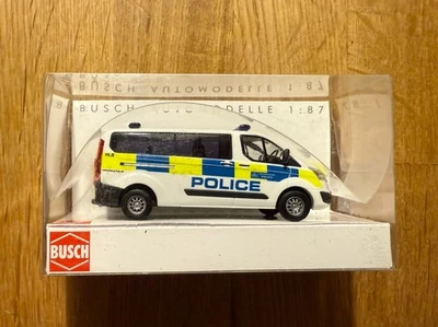 Top: Busch 52433 Ford Transit Custom Bus Police London Automodell 1:87 OVP! - Bild 1 von 3
