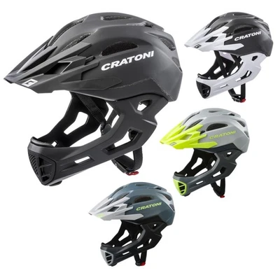Cratoni C-Maniac Fullfacehelm Fahrradhelm Downhill Freeride Kinnbügel Bikehelm - Bild 1 von 4