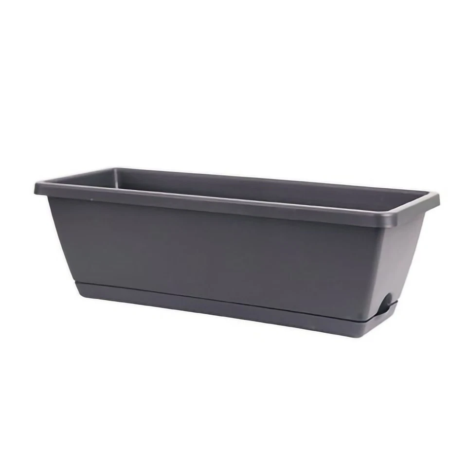 Rectangular Planter Box Plastic Flower And Vegetable Planting Pots Plant C 7 GH - Image 1 of 1