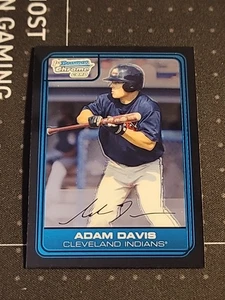 Selecciones del draft Bowman Chrome 2006 #43 Adam Davis, Cleveland Indians - Imagen 1 de 2