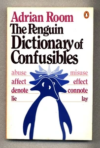 The Penguin Dictionary of Confusibles - Adrian Room - 1979 Trade Paperback - Picture 1 of 2