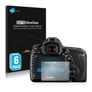 6x Film de Protection d'écran pour Canon EOS 5D Mark IV Protection Transparente - Photo 1/11