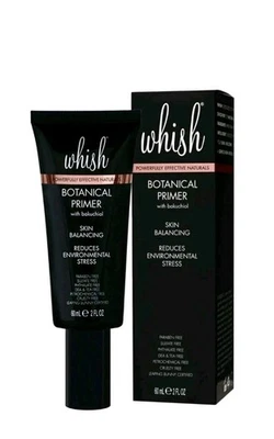 Whish Beauty Botanical Primer with Bakuchiol 60ml/ 2oz Natural New Boxed  - Image 1 of 4