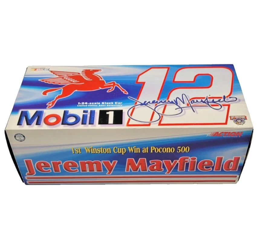 1998 Action ~ Jeremy Mayfield #12 Mobil 1 Taurus/1st Pocono 500 Win ~ 1:24 Scale - Image 1 of 4