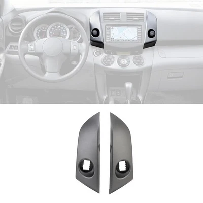 1Pair For 06-08 Toyota RAV4 Center Console Instrument Cluster Finish Panel Trim - Image 1 of 4