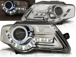 Juego faros LED cromados VW Passat B6 3C 03.2005-2010 - Imagen 1 de 3