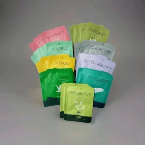 U-NEED 55 piece Facial Mask Lot. 9 Assorted Types (Pictured). Bulk Deal. - Picture 1 of 9