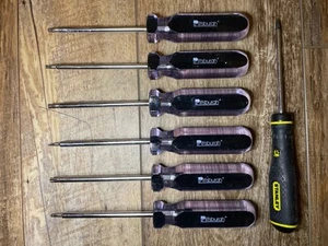 Pittsburgh Torx Schraubendreher Set mit Stanley T15 USA Chrom Vanadium 7-teiliges Set - Bild 1 von 6