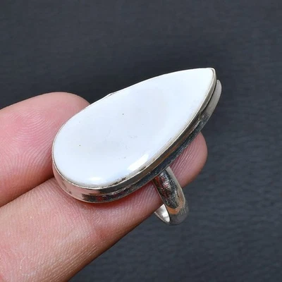 Anillo Joyería Madreperla Hecho a Mano EE. UU. Talla 9.5 w890 Foto 1 de 3