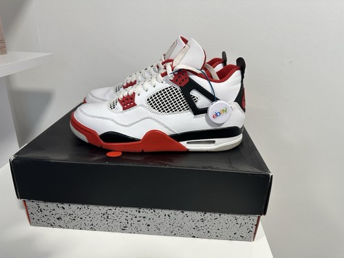 Nike Air Jordan 4 Retro Fire Red 2020 taglia 8.5uk ottime condizioni.