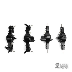 LESU Front Rear Axles Set Differential Lock DIY for 1/14 8X8WD Tamiye RC Trucks - Picture 1 of 11