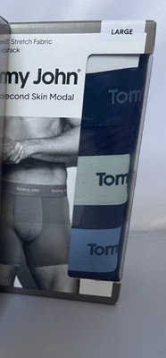 Мужские трусы-боксеры Tommy John нижнее белье вторая кожа премиум-класса модальные 3 шт. M/L/XL - Изображение 1 из 2