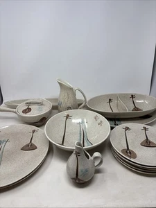 VTG MCM Red Wing true China “Lute Song” Lot Of Pieces Plates Creamers - Picture 1 of 17