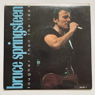 Bruce Springsteen Tougher Than The Rest Vinyl Record 7” 45 RPM 651641 7 CBS 1987 - Image 1 of 4