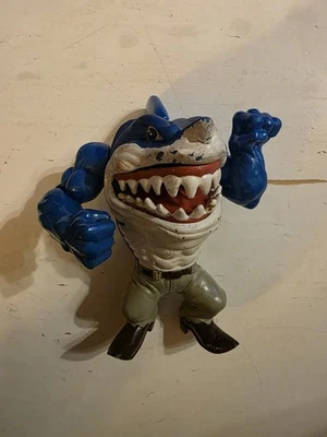 Figura suelta vintage Ripster (STREET SHARKS) Mattel 1994 azul con pantalones grises Foto 1 de 3