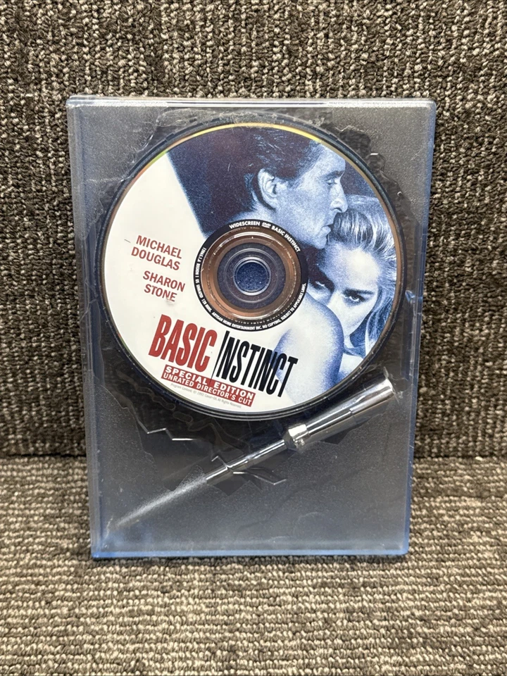 Basic Instinct DVD, Special Edition w/ NONWORKING Ice Pick Pen - Image 1 of 2