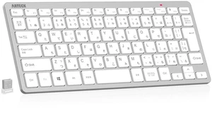 Arteck 2.4G Wireless Keyboard wireless Lightweight Compact Media Function Hotkey - Picture 1 of 7