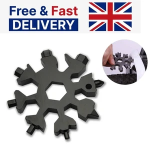 18 in 1 Schlüsselanhänger Multitool - Taschenschraubendreher, Flaschenöffner, EDC Gadget - Bild 1 von 12