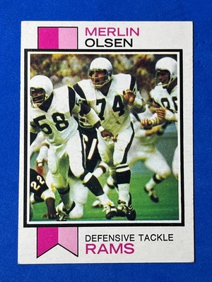 1973  Topps #479 Merlin Olsen NRMT - Image 1 of 2
