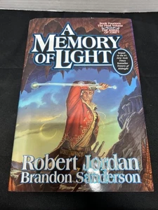 A Memory Of Light by Robert Jordan Brandon Sanderson 1st Edition Auto SIGNED HC - Picture 1 of 9