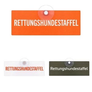 Rettungshundestaffel Autoschild mit Saugnapf  - Bild 1 von 11