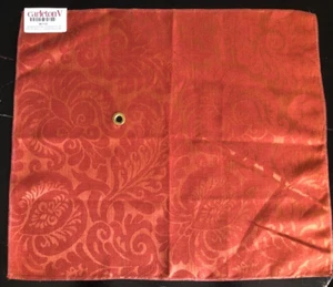 CARLETON V La Reine in Tumeric 17 1/4 x 20" Wool Linen Damask Fabric Sample - Picture 1 of 3