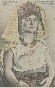 B506 Folk Mujer Tipo de Travnik Disfraz Bosnia y Herzegovina - Imagen 1 de 2