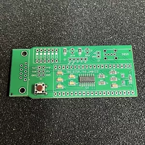 Partially Assembled USB-2-232 PCB - SMD Components Installed - Picture 1 of 2